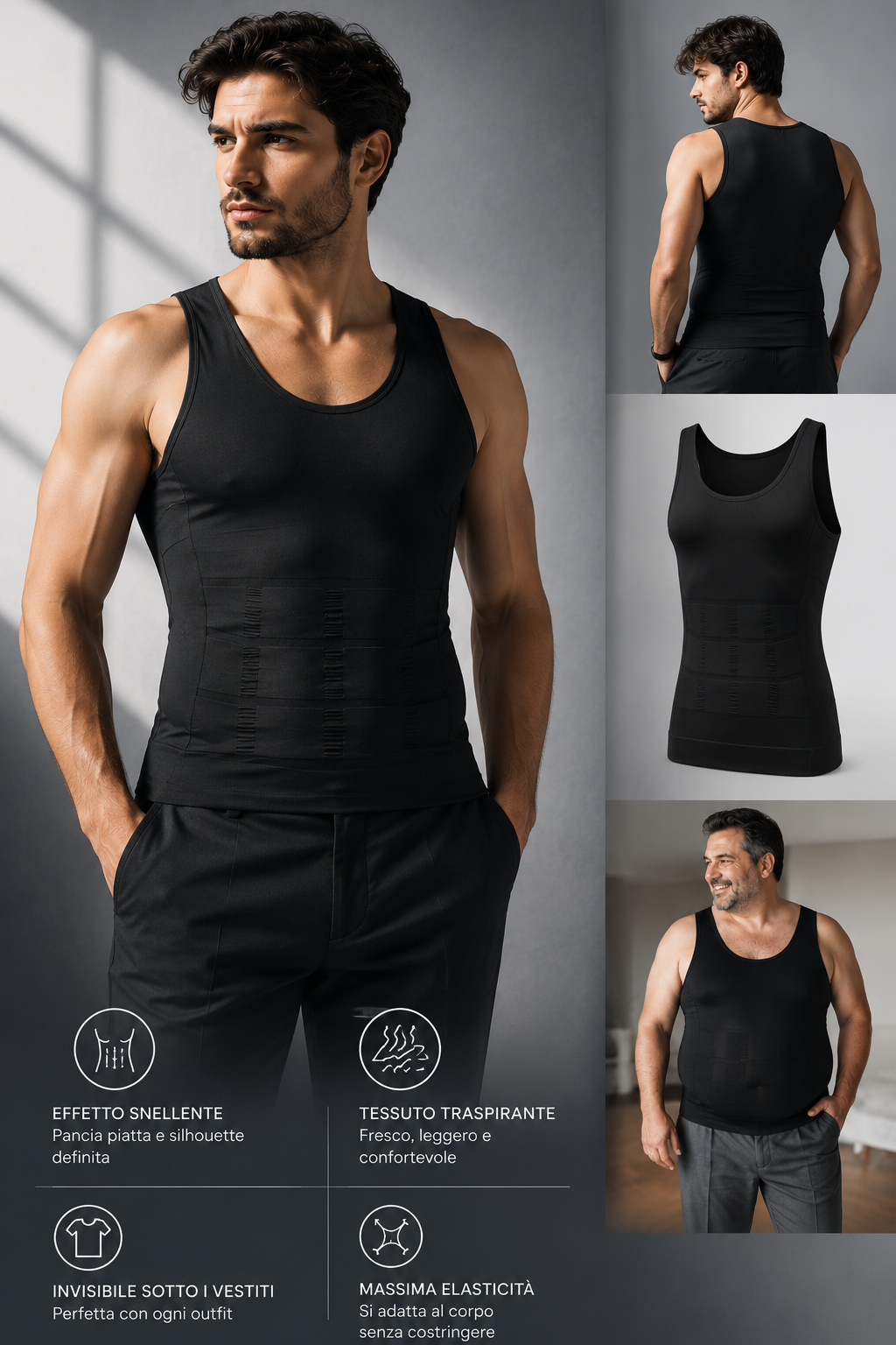 Modexo-Canotta Modellante Uomo
