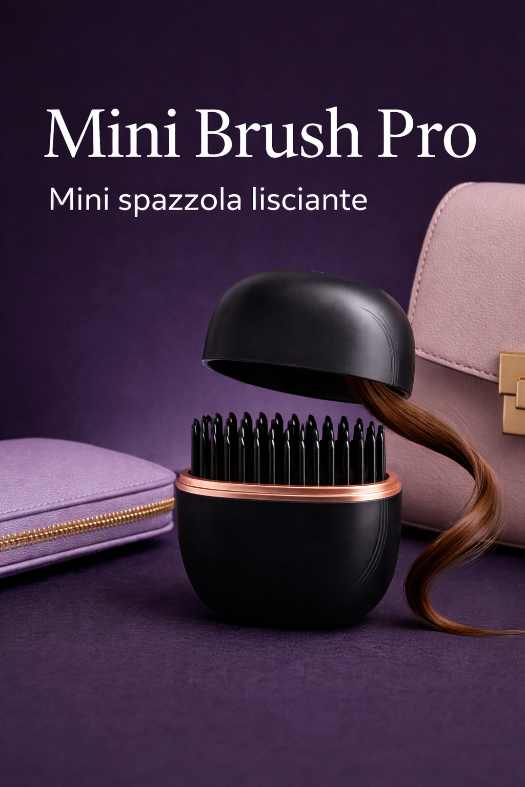 Mini Brush Pro: mini spazzola lisciante senza fili