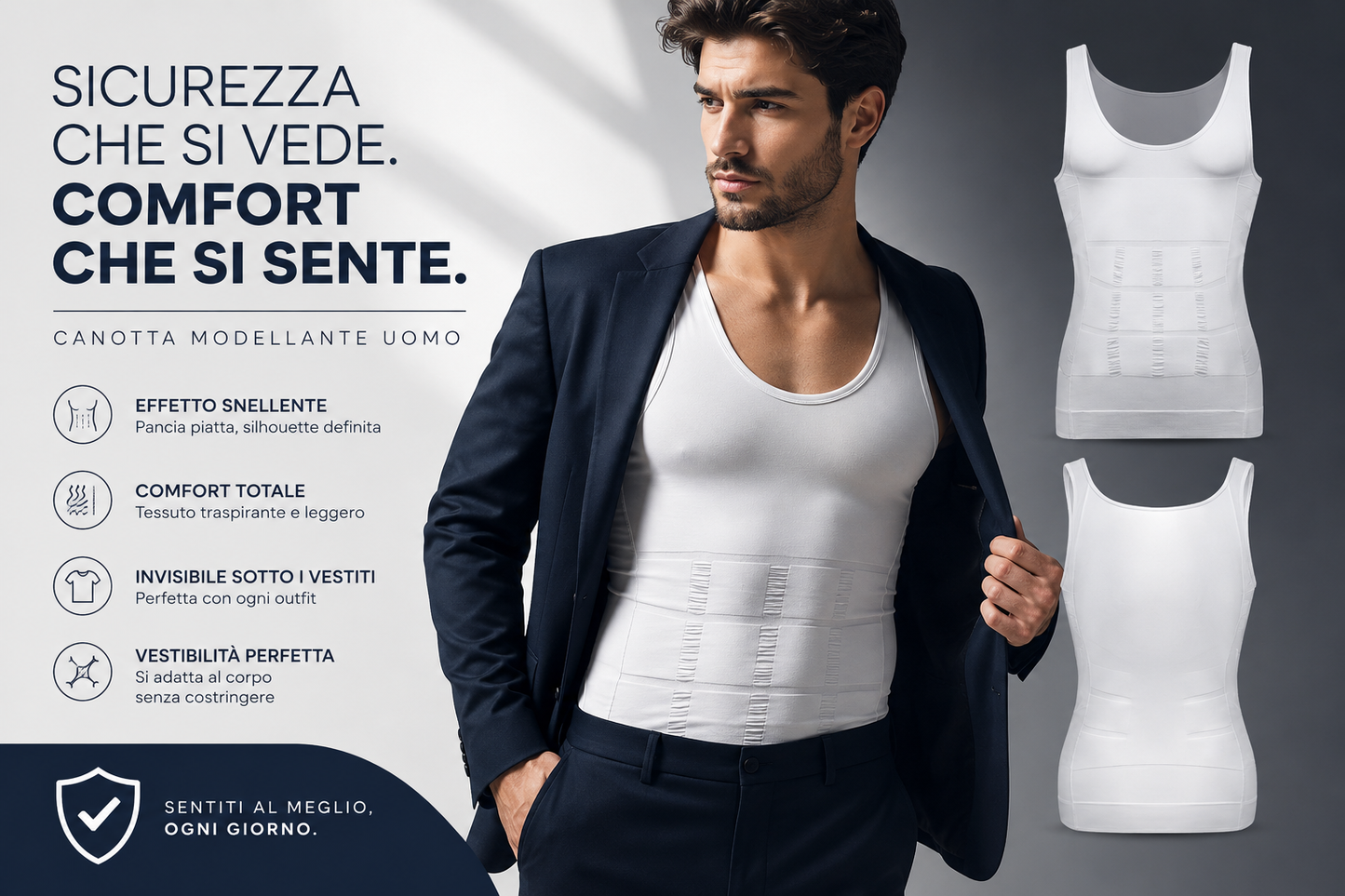 Modexo-Canotta Modellante Uomo