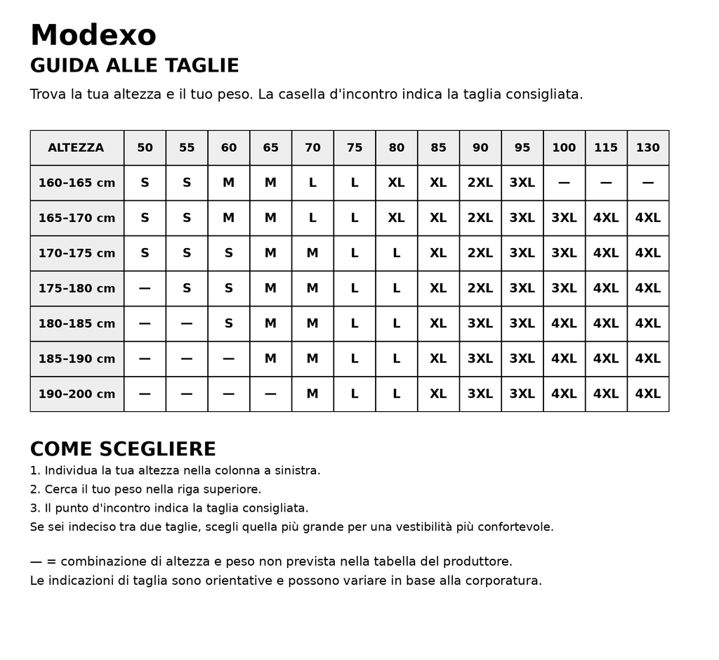 Modexo-Canotta Modellante Uomo